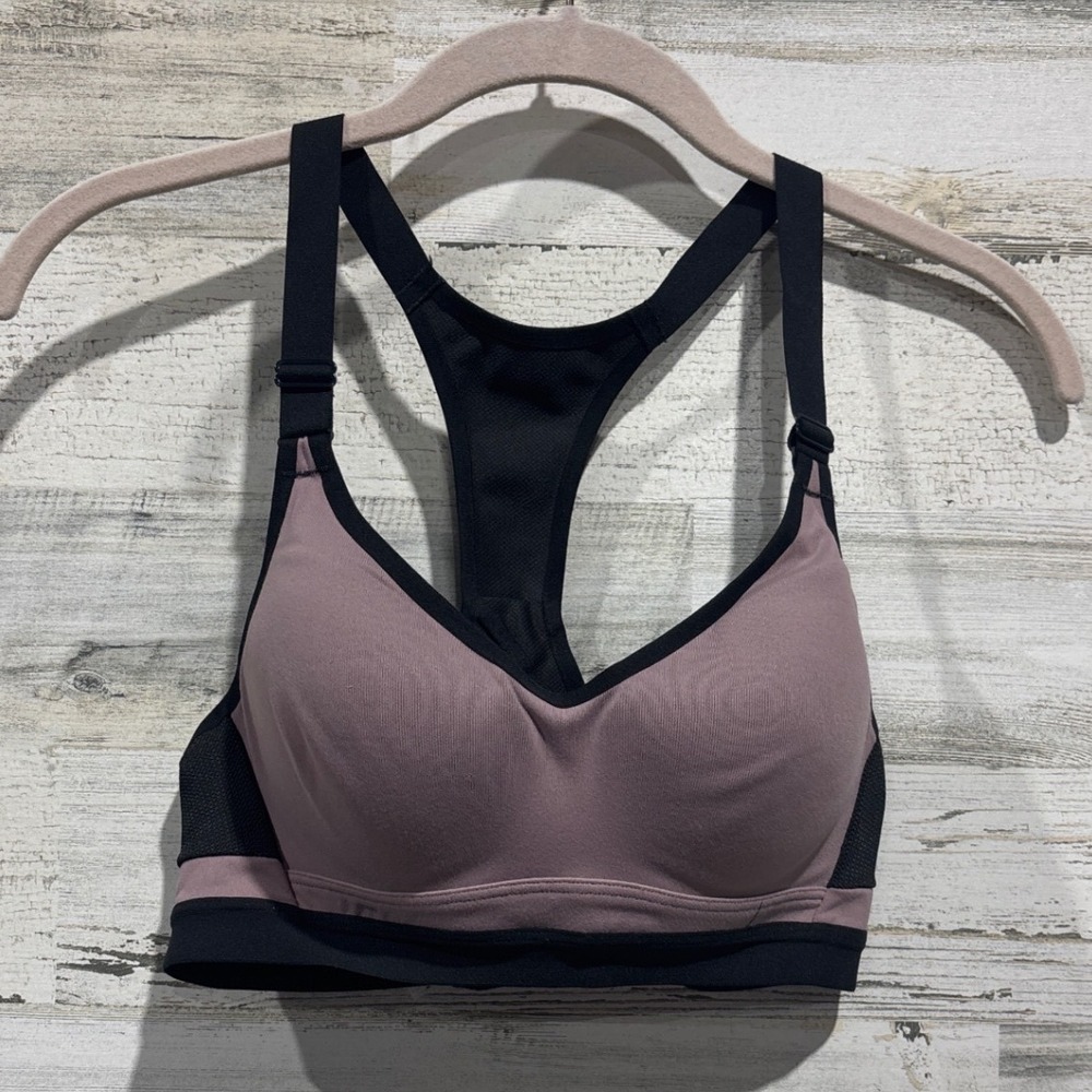 Victoria Sport Bra Womens 32B Mauve Knockout High Impact‎ Activewear EUC